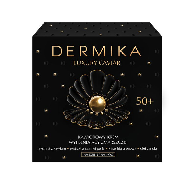 Dermika Luxury Caviar Kawiorowy krem wypełniający zmarszczki 50+ dzień/noc, 50 ml