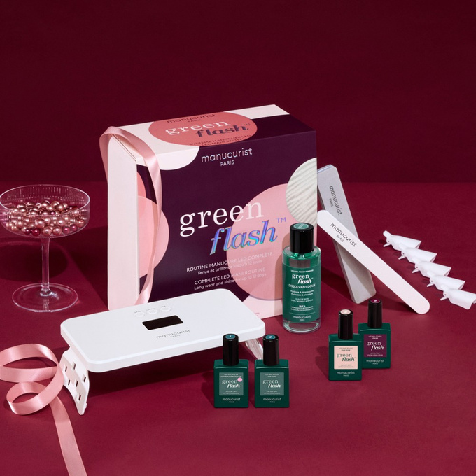 Manucurist Green Flash Gift Set Zestaw z lampą  LED