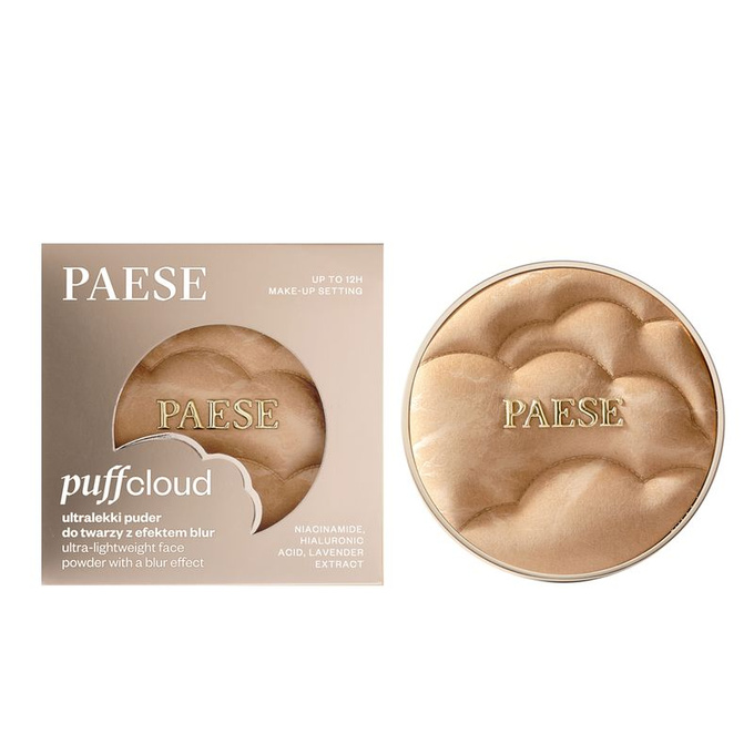 Paese Puff Cloud Puder prasowany z efektem blur - 02 nude, 4,2 g