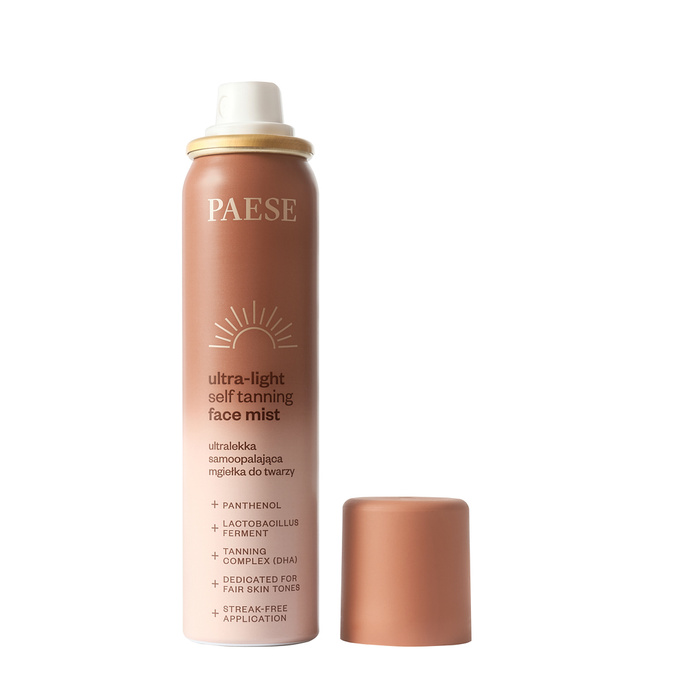 Paese Ultralekka mgiełka samoopalająca do twarzy, 75 ml