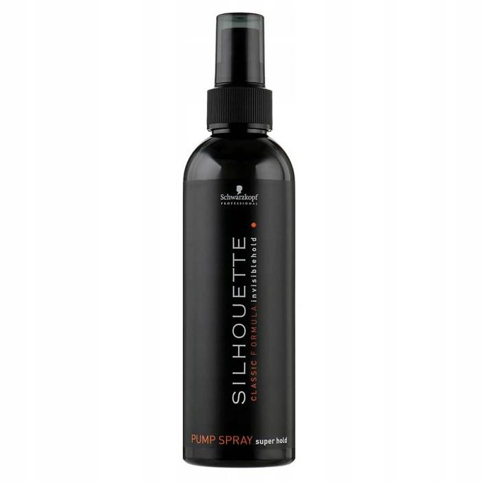 Silhouette Super Hold Pumpspray bardzo mocno utrwalający lakier do włosów w atomizerze 200 ml