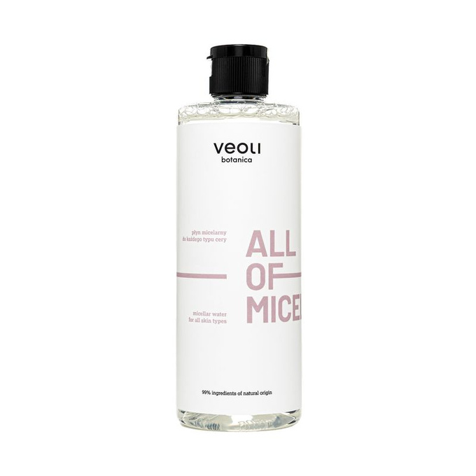 Veoli Botanica ALL OF MICELLAR Płyn micelarny do każdego typu cery, 500 ml