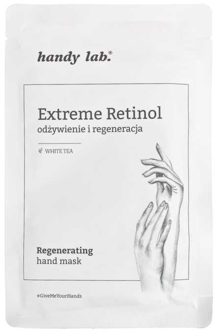 handy lab. Extreme Retinol maska na dłonie w rękawiczkach, 1 para
