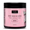 LaQ PIWONIA myjący peeling cukrowy, 220 g