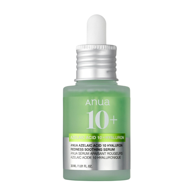 Anua Azelaic Acid 10 Hyaluron Serum dla skóry skłonnej do zaczerwienień i podrażnień, 30 ml