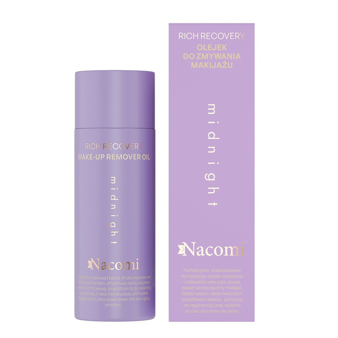 Nacomi Rich recovery Olejek do zmywania makijażu Midnight 100 ml