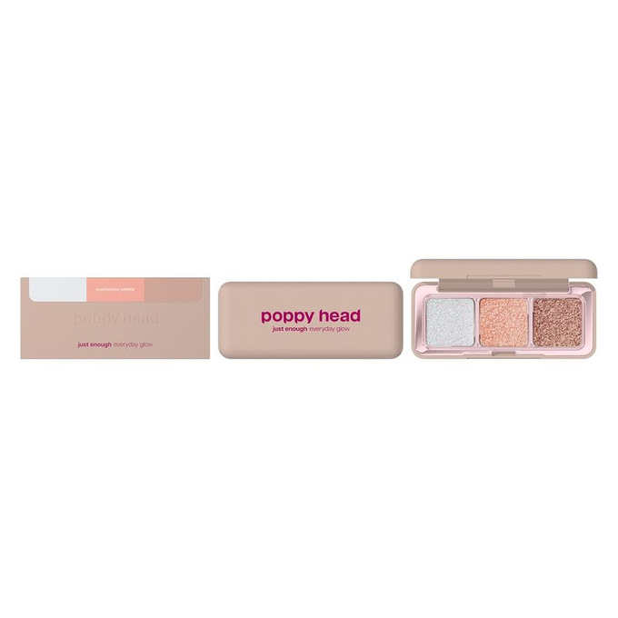 poppy head just enough everyday glow Paleta cieni - 01 Shine Agenda, 4,8 g