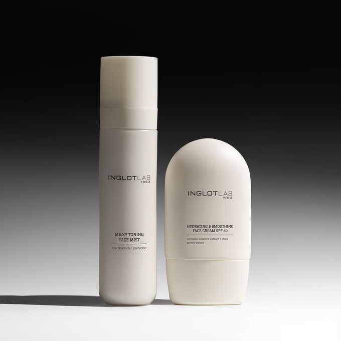 INGLOT Nawilżająco-wygładzający krem do twarzy SPF 50, 50 ml