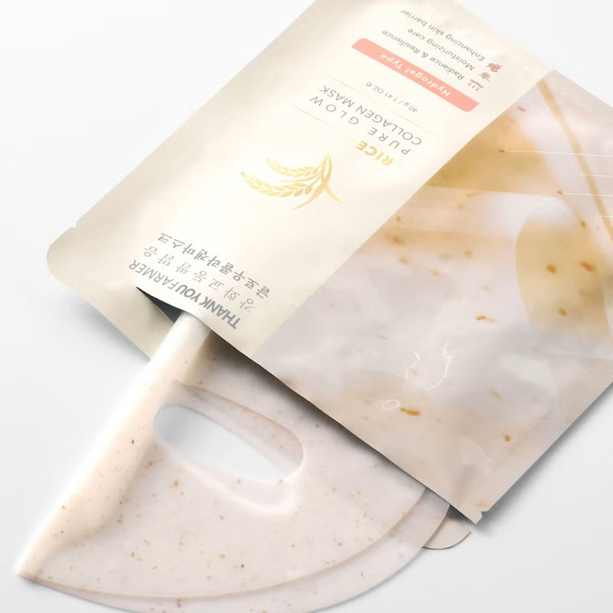 THANK YOU FARMER Rice Pure Glow Collagen Mask 1 szt