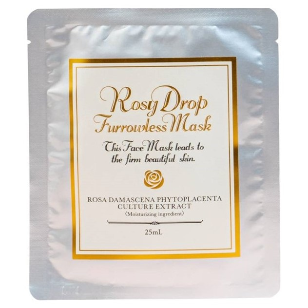 Rosy Drop Furrowless Mask, maska na twarz w płachcie, 1 sztuka