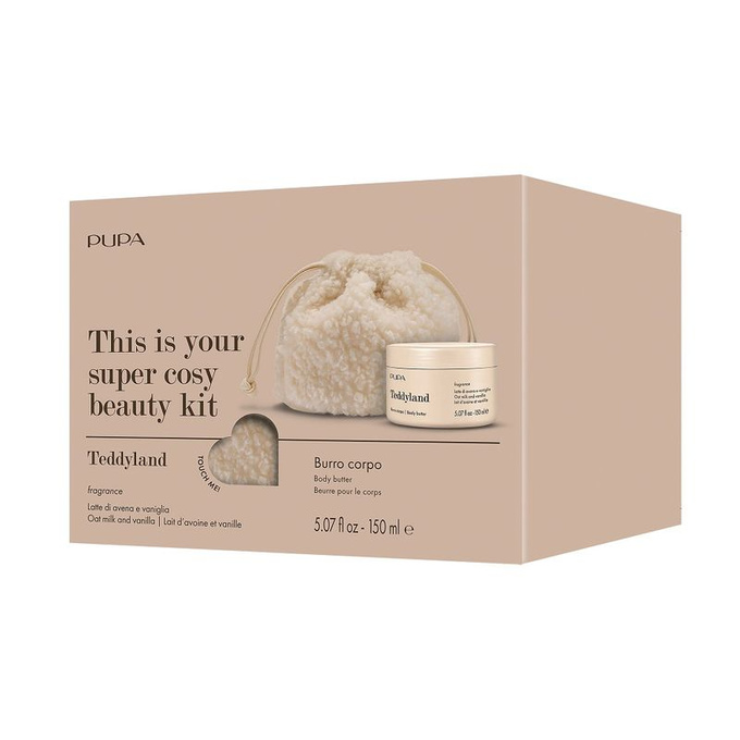 PUPA Milano TEDDYLAND Masło do ciała 002 Oat Milk and Vanilla, 150 ml