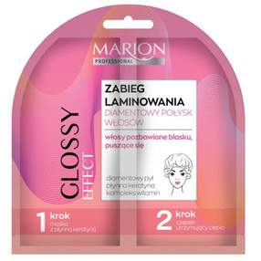 Marion Professional Glossy Effect profesjonalny zabieg laminowania Diamentowy połysk włosów 20ml