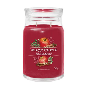 Yankee Candle Signature – Świeca duża Red Apple Wreath, 567 g