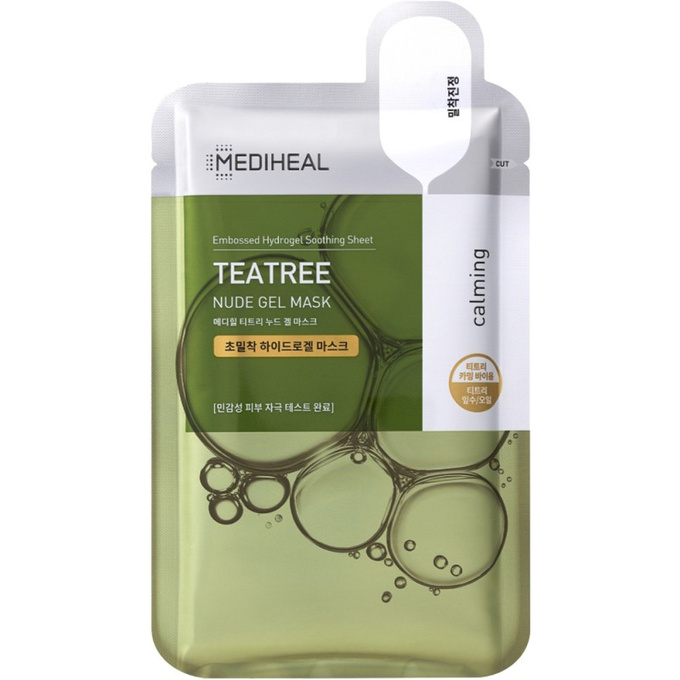 MEDIHEAL Teatree Nude Gel Mask Kojąca maska w płachcie, 24 ml