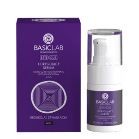 BasicLab Dermocosmetics Korygujące serum CICA i 0,05% czystego retinalu 15 ml