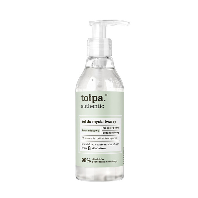 Tołpa Authentic żel do mycia twarzy 195 ml 