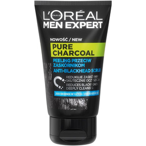 Loreal Paris Men Expert peeling przeciw zaskórnikom Pure Power Charcoal 100ml