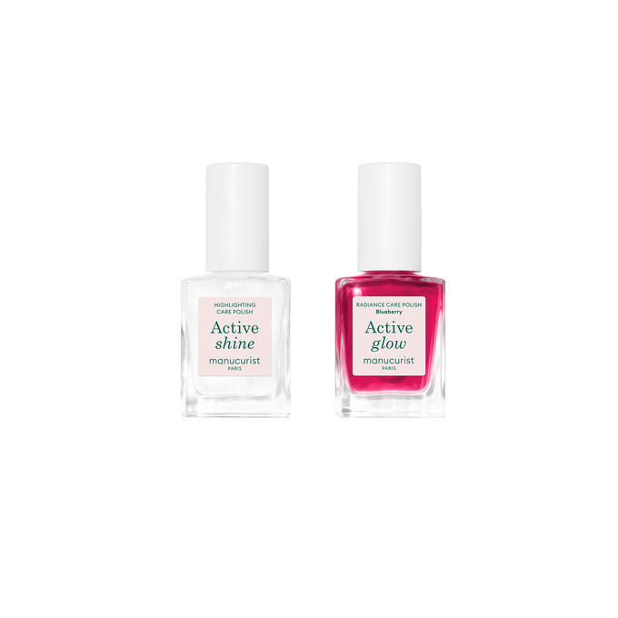 Manucurist Ready, Set, Shine! Zestaw do pielęgnacji paznokci 2 x 8ml