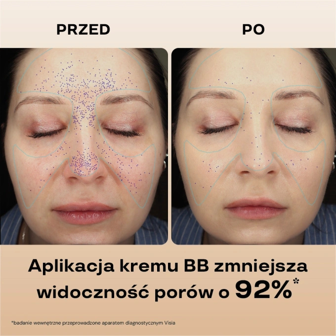 BasicLab Nawilżający krem BB SPF 15 – 210 Beige, 33 ml