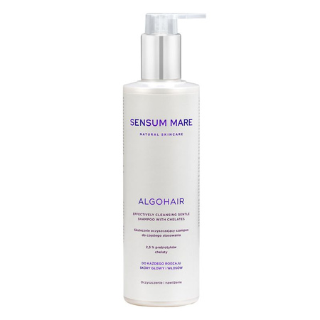 SENSUM MARE, szampon ALGOHAIR EFFECTIVELY CLEANSING GENTLE SHAMPOO WITH CHELATES 