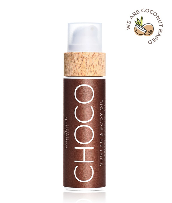 Cocosolis CHOCO Organiczny olejek do ciała i opalania - czekoladowy, 200 ml