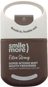 HISKIN SMILE MORE odświeżacz do ust - Strong super intense mint (szary), 20 ml