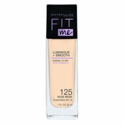 Fit Me Luminous + Smooth Foundation rozświetlający podkład do twarzy 125 Nude Beige 30 ml