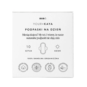 Your KAYA Podpaski na dzień, 10 szt.