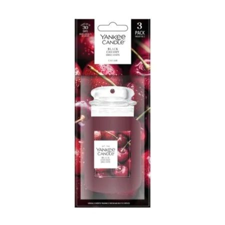 Yankee Candle Car Jar Zapach do samochodu Black Cherry, 3-pak