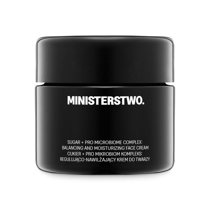 MINISTERSTWO. Krem do twarzy Cukier + Pro Mikrobiom kompleks, 50 ml