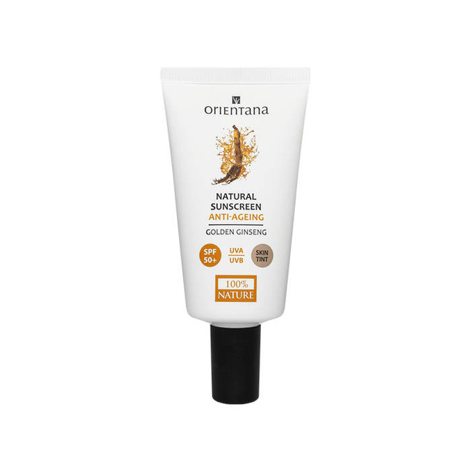 Orientana Naturalny krem do twarzy SPF 50+ UVA/UVB Golden Ginseng Skin Tint