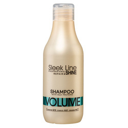 Sleek Line Repair Volume Shampoo szampon do włosów z jedwabiem zwiększający objętość 300 ml