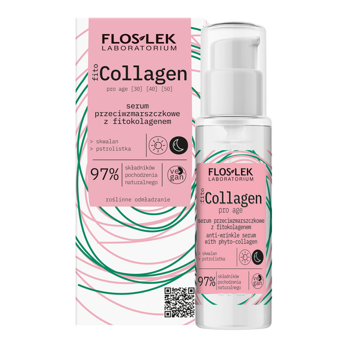 Floslek Serum przeciwzmarszczkowe z fitokolagenem 30 ml