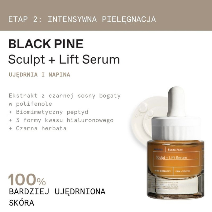 Korres Dwuetapowy rytuał z Black Pine i Smart Yoghurt™