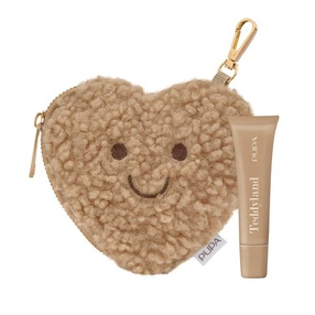PUPA Milano Teddyland Balsam do ust z kosmetyczką - brelokiem - 003 Milk and Coffee Beans, 10 ml