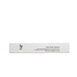 2-Way Nail File Zebra Medium dwustronny pilnik do paznokci prostokątny 180/180 zebra 1szt