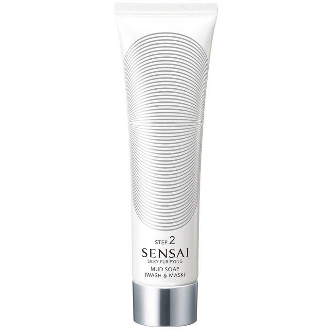 Sensai Silky Purifying Step 2 Mud Soap Wash&amp;Mask mydło i maska do twarzy 2w1, 125  ml