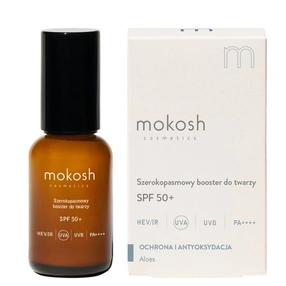 Mokosh Aloes Szerokopasmowy booster SPF 50+ do twarzy, 30 ml