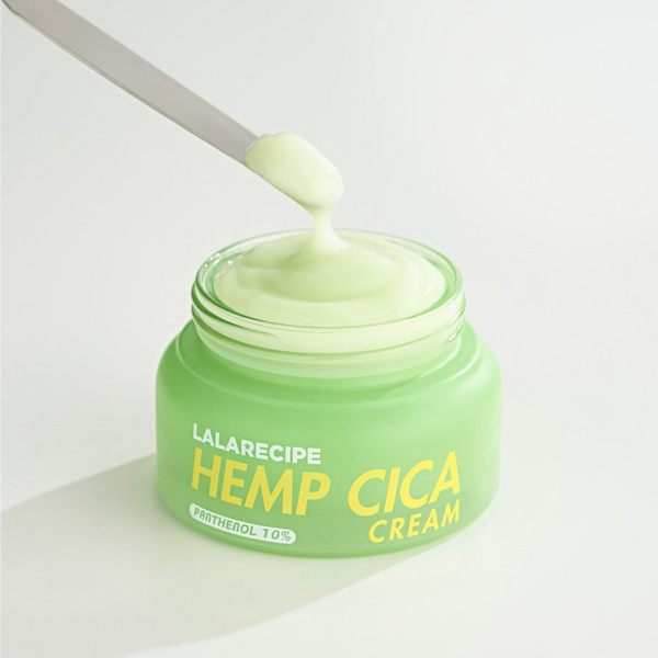 Lala Recipe  Hemp Cica Cream Łagodzący krem do twarzy z ekstraktem z nasion konopi 50 ml