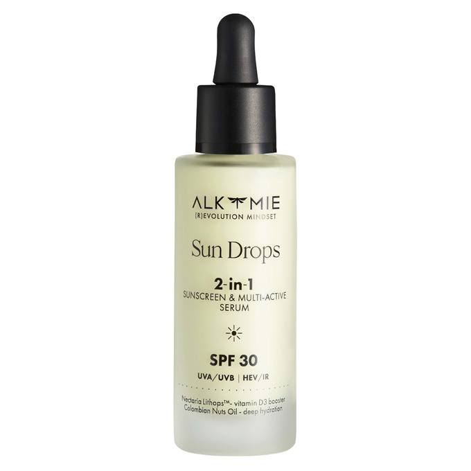 Alkmie sun drops spf 30 - 2w1 ochrona przeciwsłoneczna I multiaktywne serum 30 ml