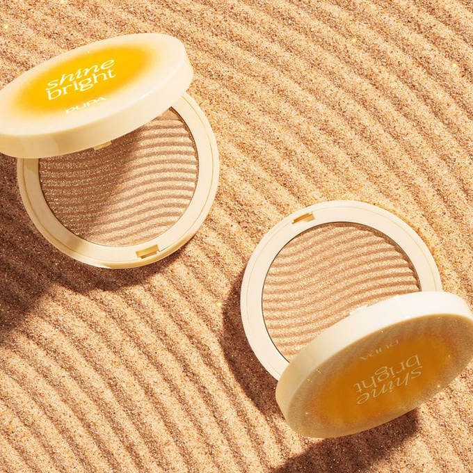 PUPA Milano Shine Bright Rozświetlacz w kompakcie, 8,5 g
