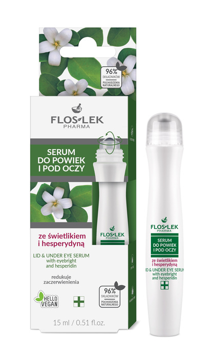 Floslek Serum do powiek ze świetlikiem i hesperydyną 15ml