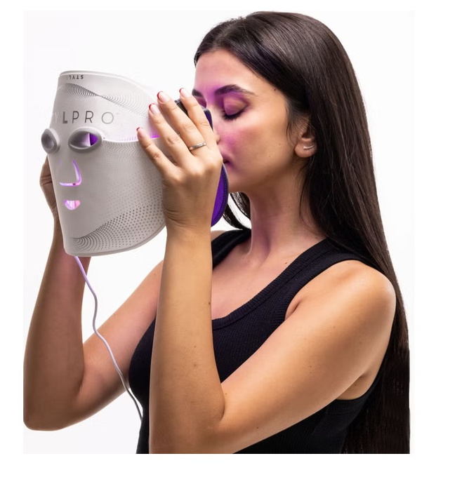 STYLPRO Wavelength Pro LED Mask 5-in-1, maska LED do pielęgnacji skóry twarzy, szyi, dekoltu, pleców i skóry głowy, 548 diod LED