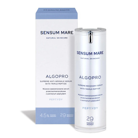 Sensum Mare ALGOPRO Wysoce zaawansowane serum przeciwzmarszczkowe z potrójnym peptydem 4,5% 30 ml