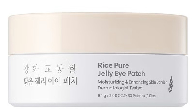 THANK YOU FARMER Rice Pure Jelly Eye Patch, hydrożelowe płatki pod oczy, 84 g