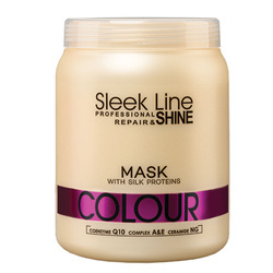 Sleek Line Colour Mask maska z jedwabiem do włosów farbowanych 1000 ml