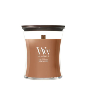 WoodWick Świeca średnia Radiant Amber, 275 g