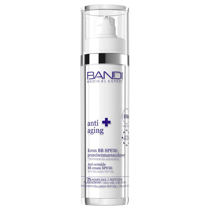 BANDI MEDICAL EXPERT ANTI-AGING Krem BB SPF30 przeciwzmarszkowy z peptydem kolagenowym