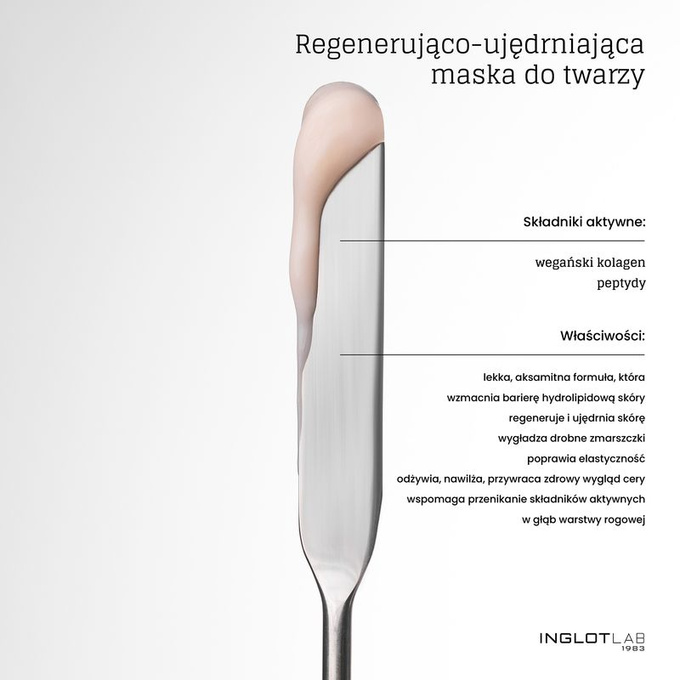 INGLOT Regenerująco-ujędrniająca maska do twarzy, 50 ml