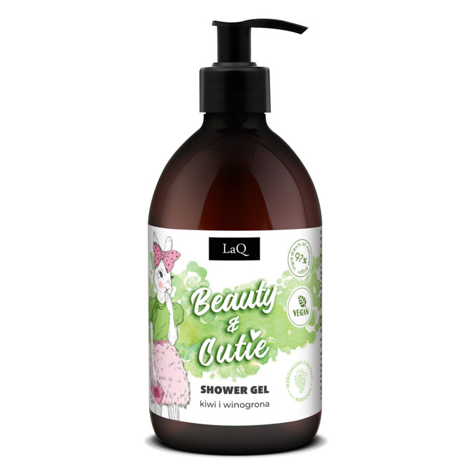 LaQ KIWI I WINOGRONA żel pod prysznic, 500 ml